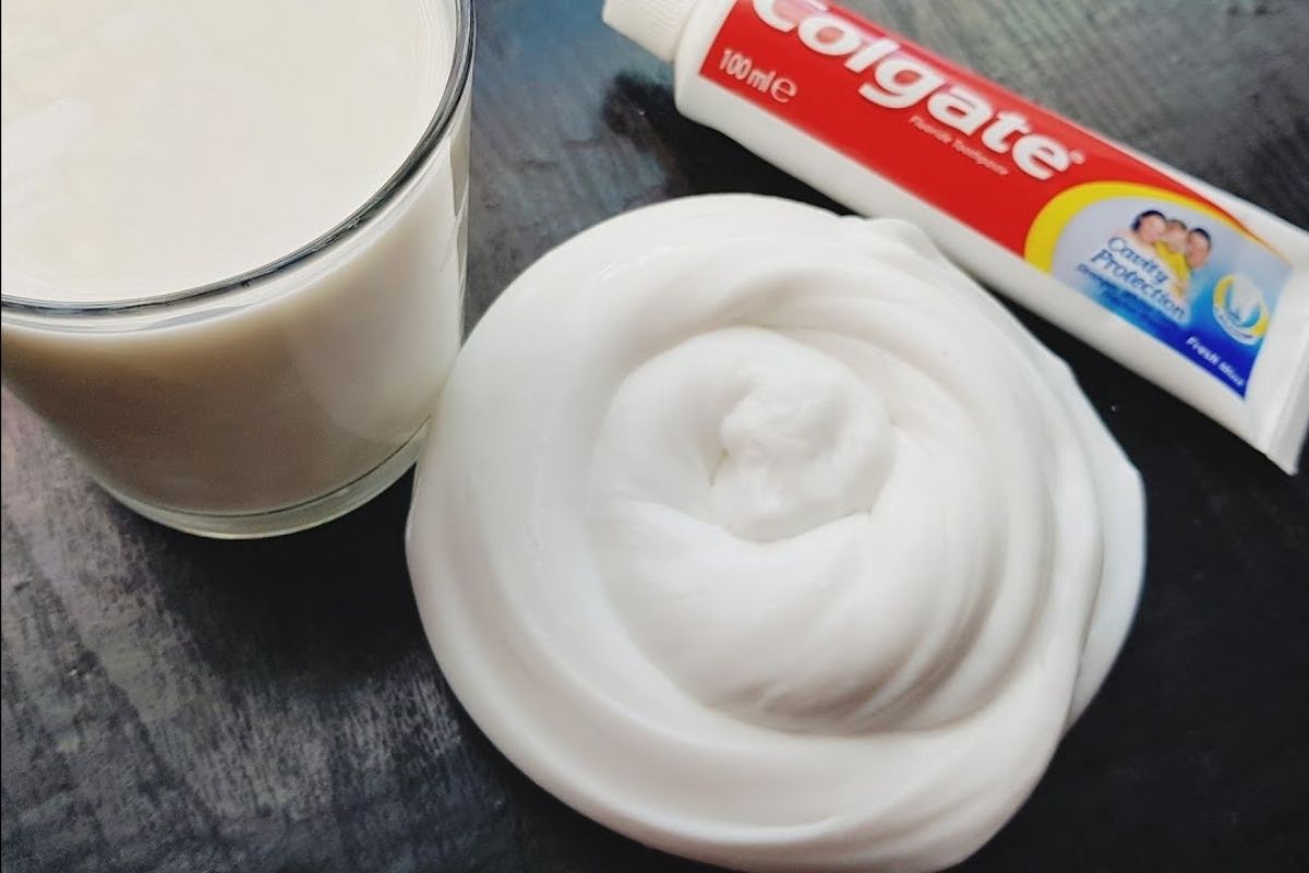 The Toothpaste + Milk Method