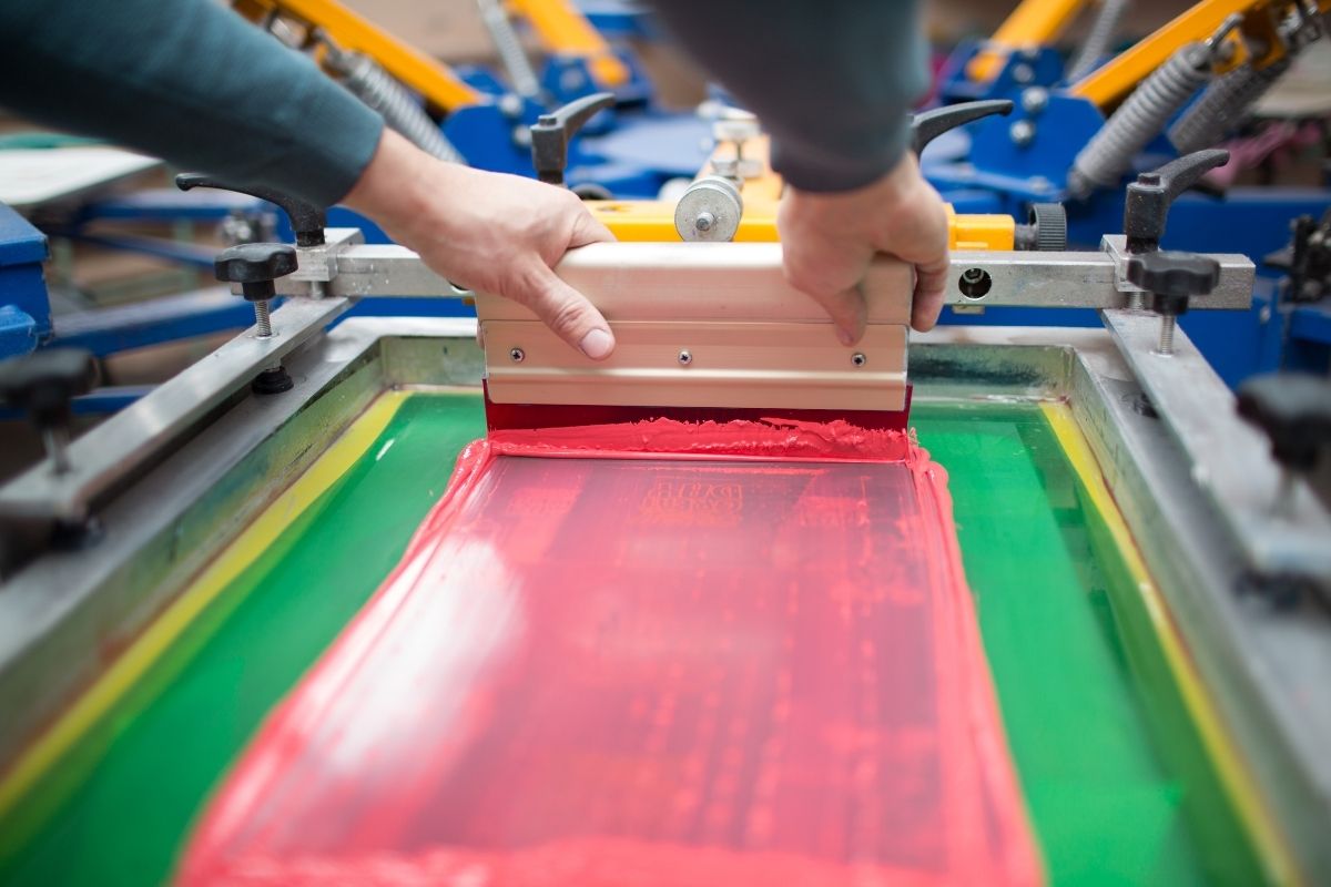 Removing A Screen Print From Nylon