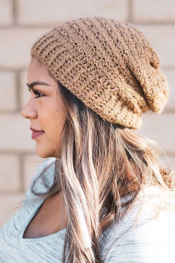 Slouchy Crochet Hat Patterns