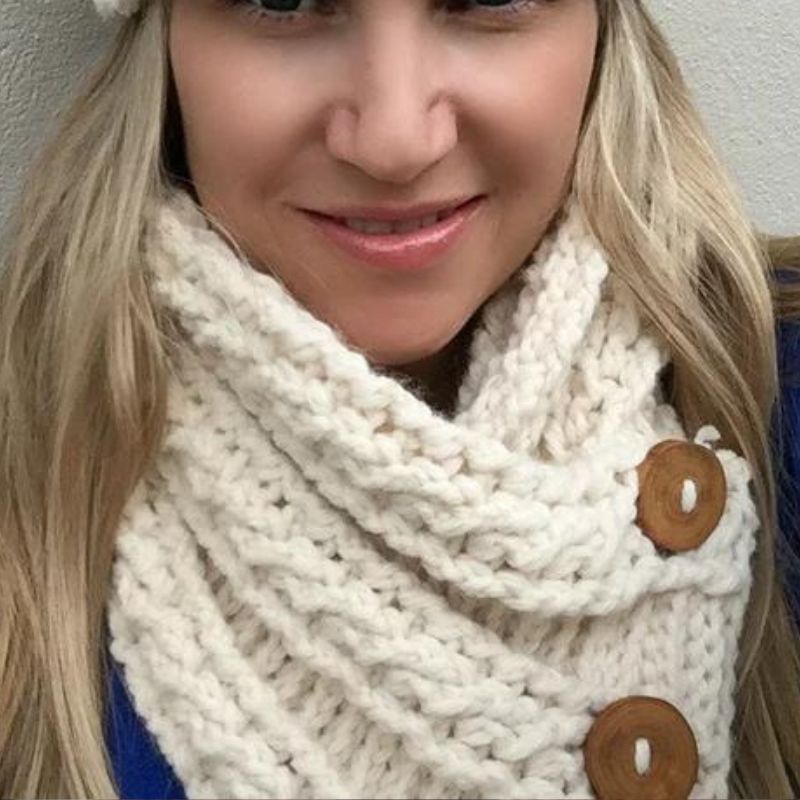 crochet hooded scarf