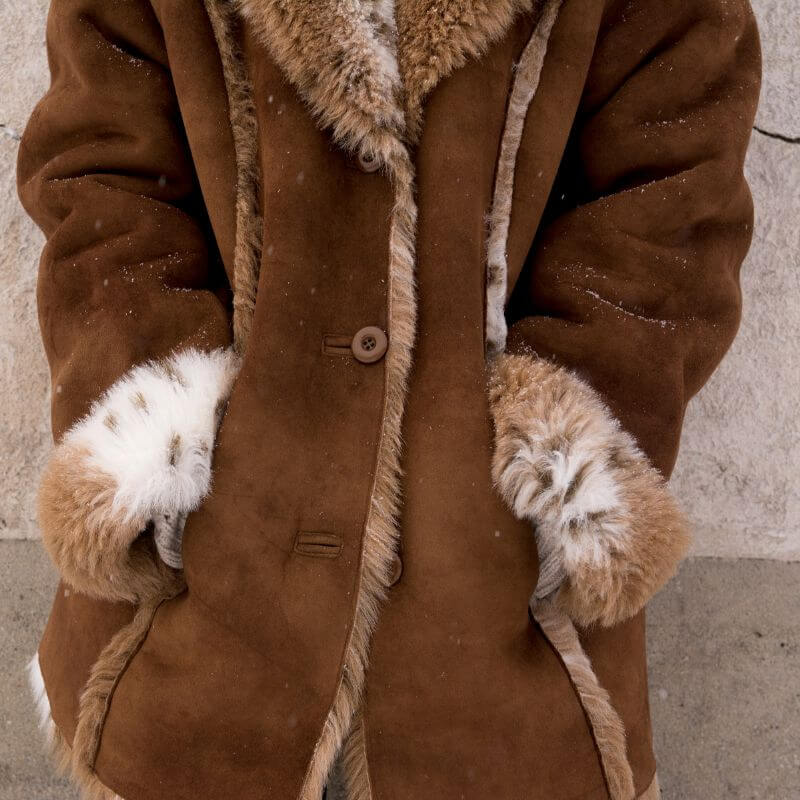 Faux shearling jacket