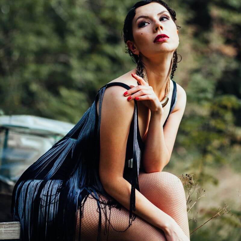 Gatsby-inspired dress