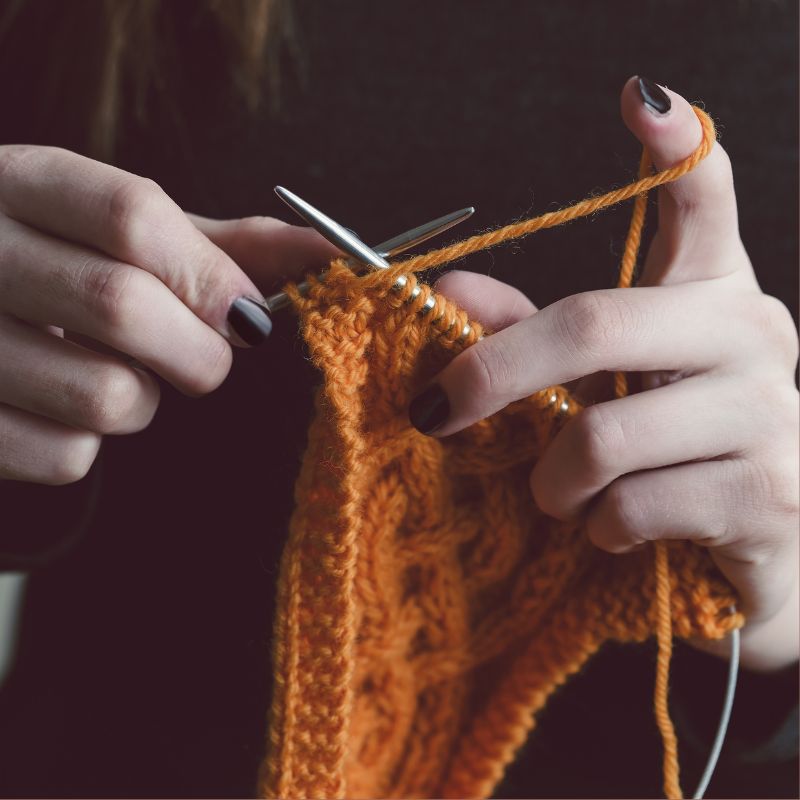 knitting practice