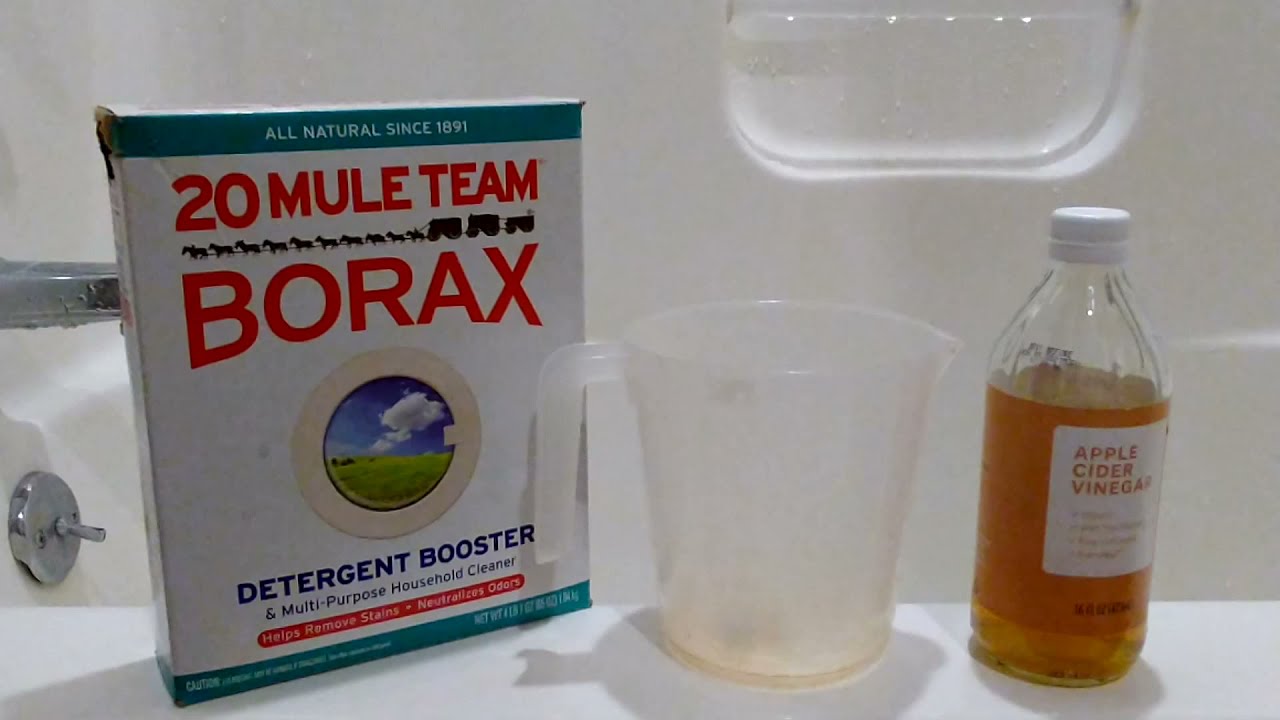 The Apple Cider Vinegar + Borax Method