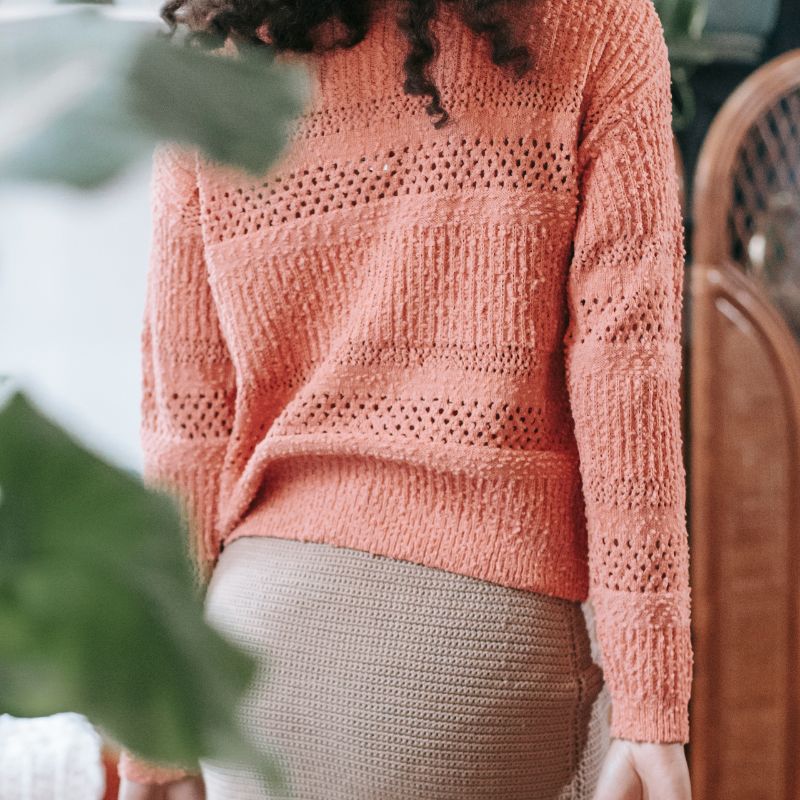 Open Knit Sweater