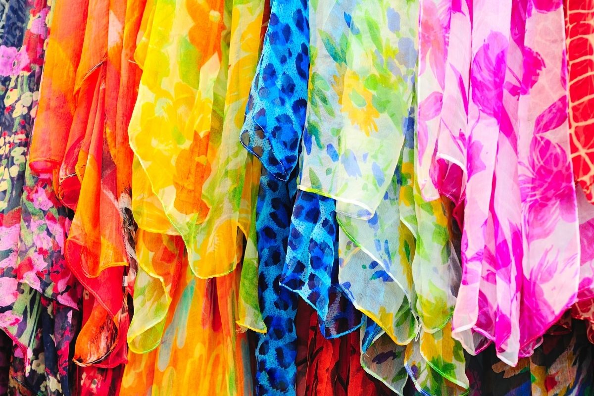 How To Dye Silk Scarves, Dresses, And Flowers At Home