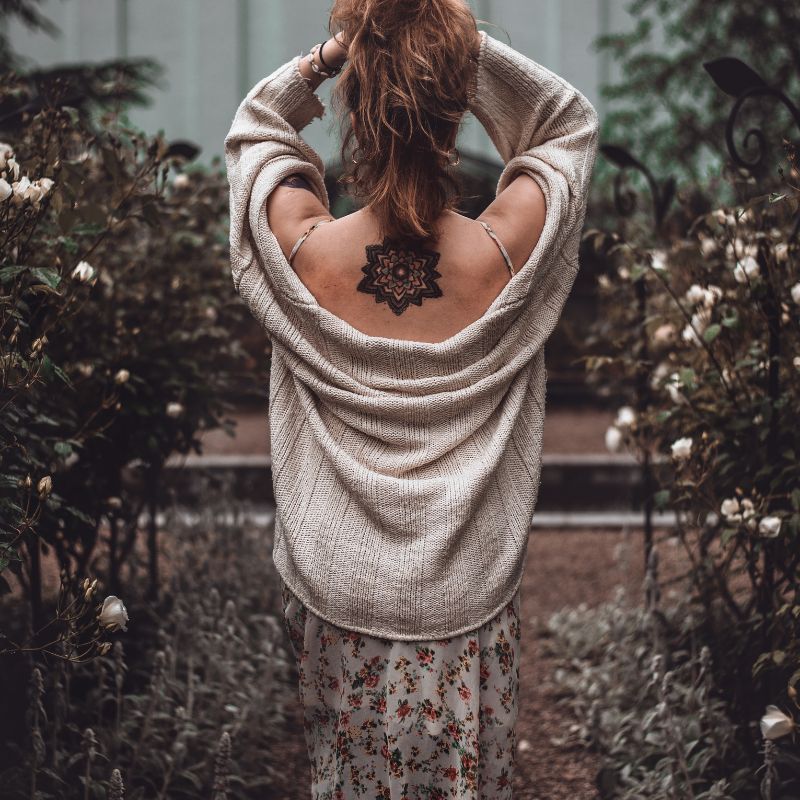  Strappy Back Sweater