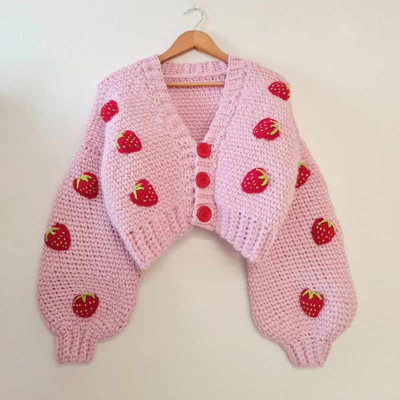 How To Block The Crocheted Cardigan?