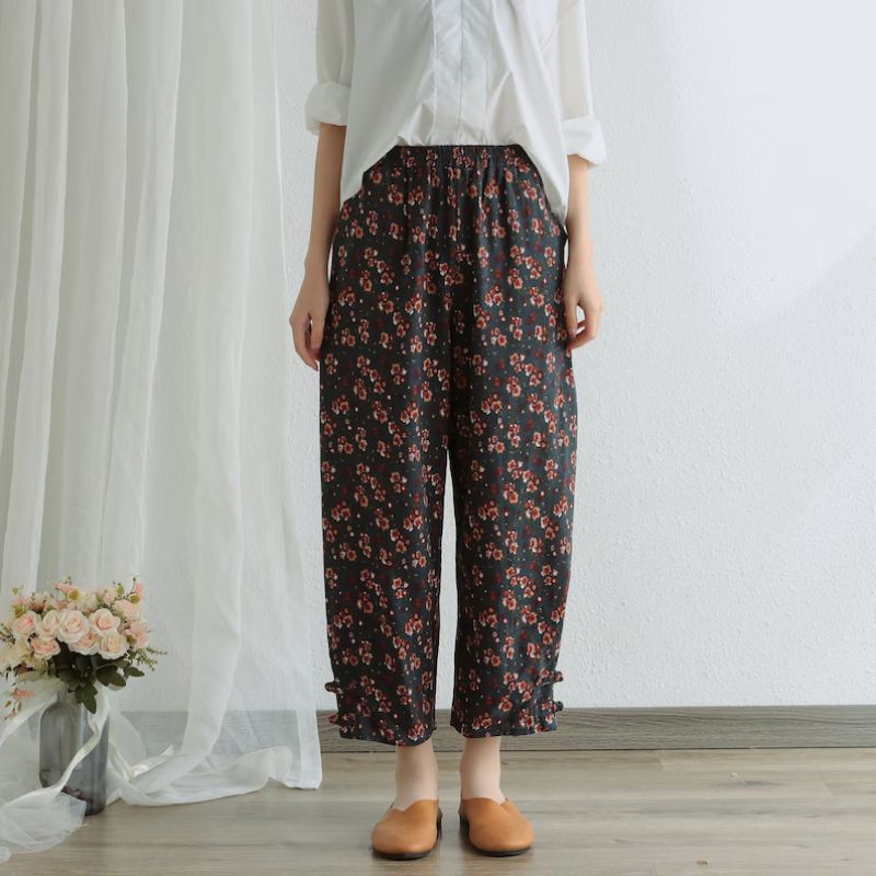 Printed pants