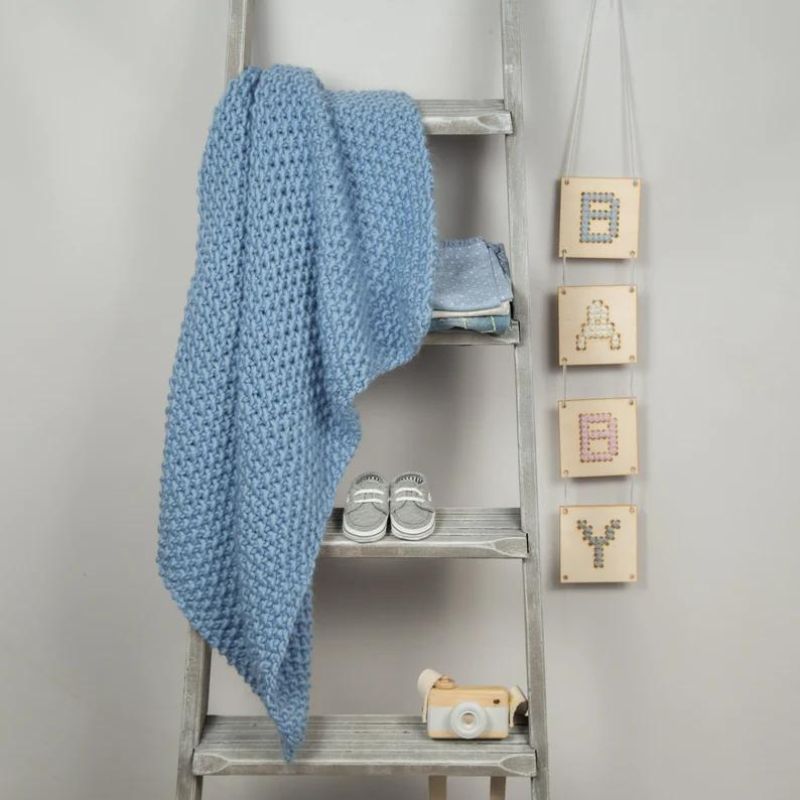 Louis Baby Blanket Knitting Kit
