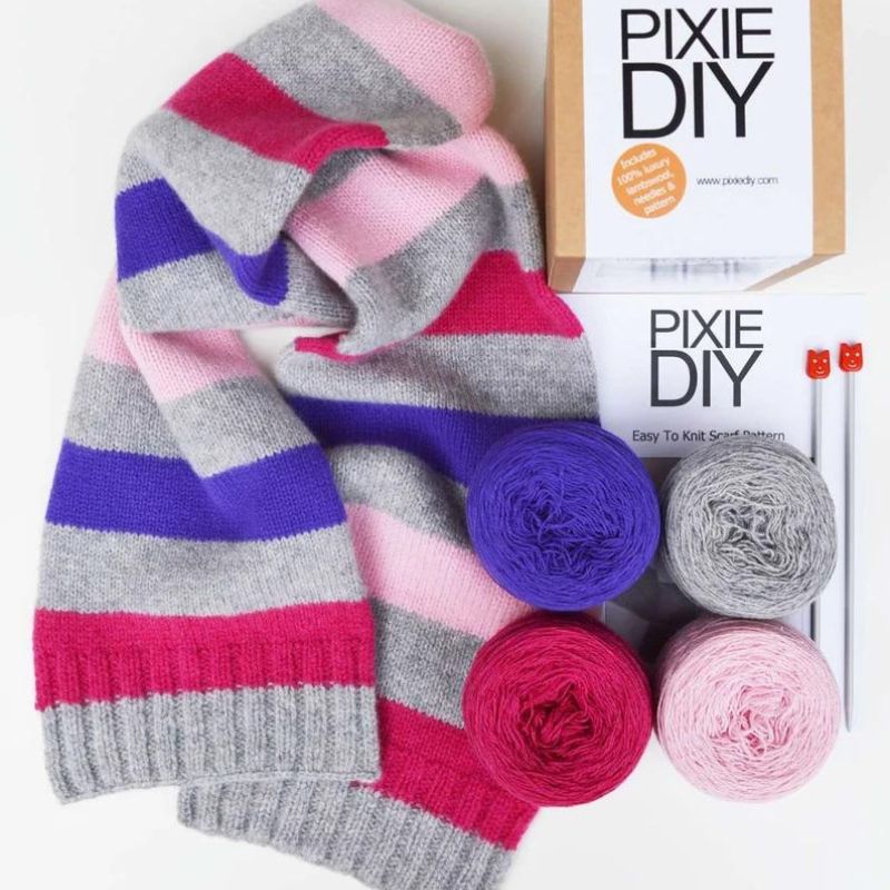 Stripy Scarf Kit