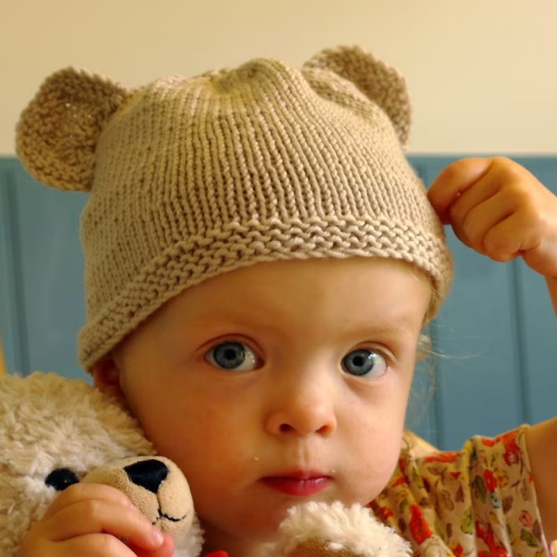 Merino Teddy Hat Knitting Kit