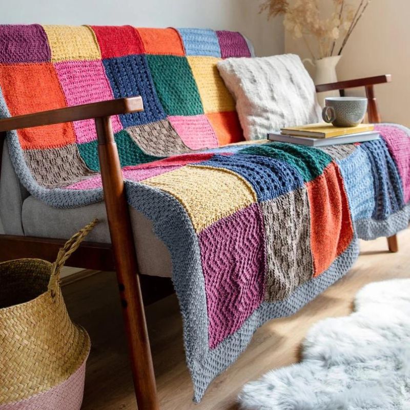 Heritage Blanket Knitting Kit