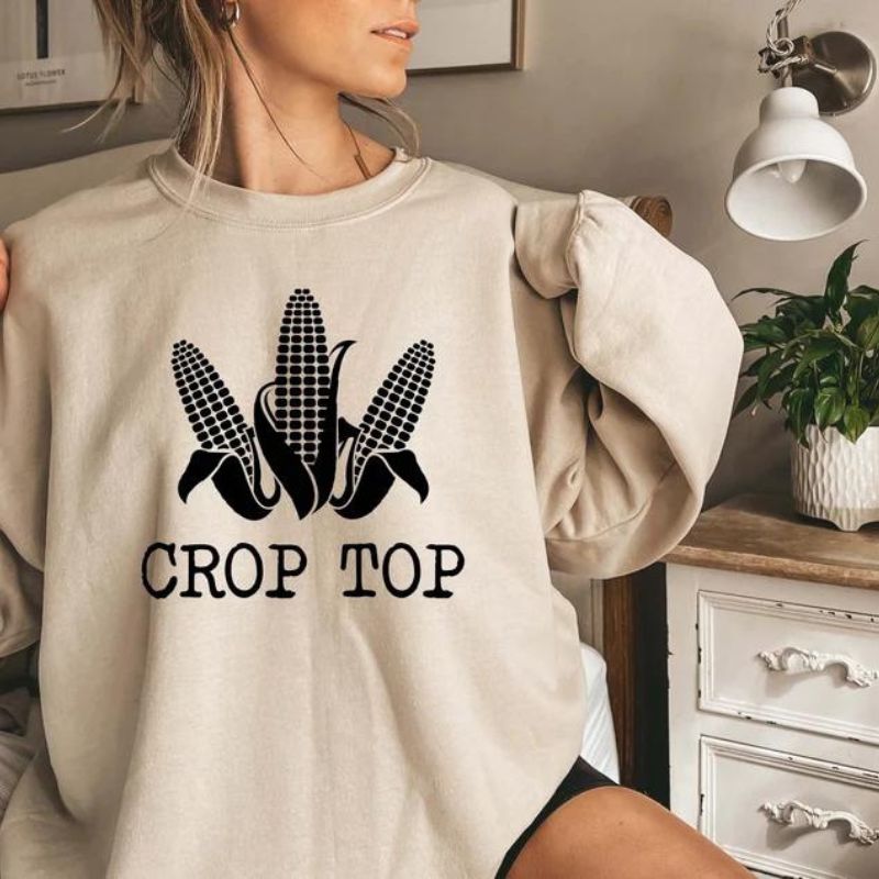 Crop Top Sweatshirt