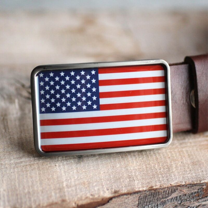 American Flag Buckle