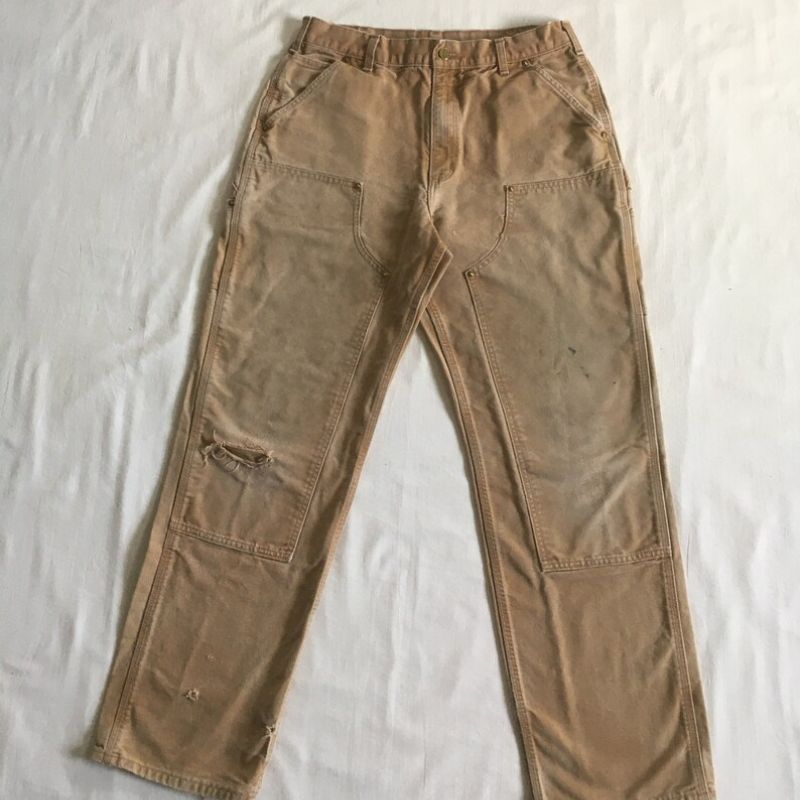  Carhartt Washed Duck Work Dungaree Pants