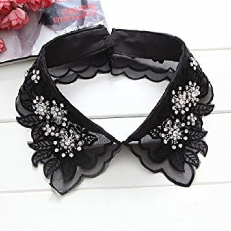 Jewel Neckline Collar