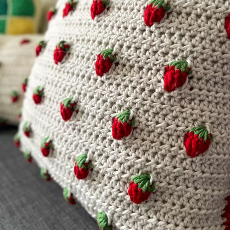 strawberry pillow