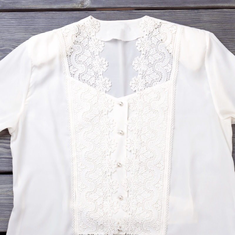 Scalloped Hem Blouse